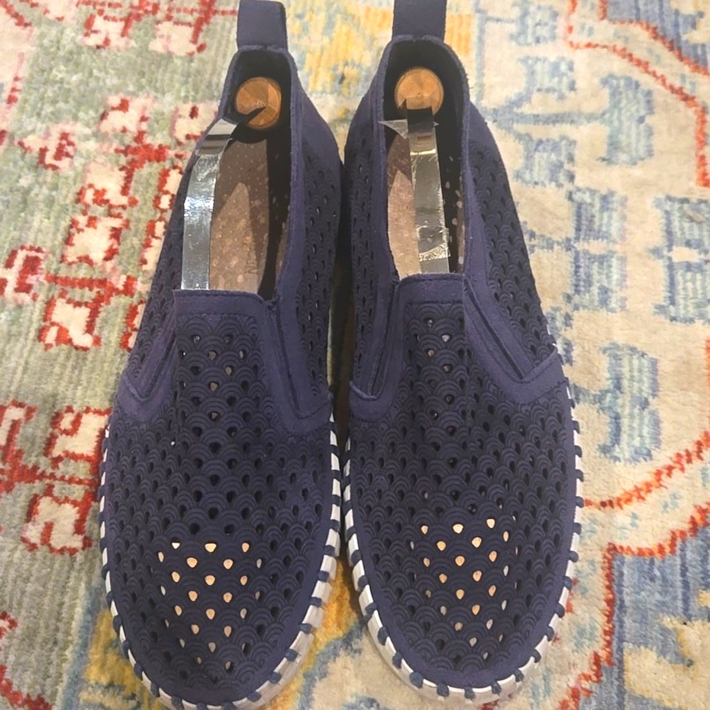 Ilse Jacobsen Blue Women’s Tulip Slip-on Shoes Size 39